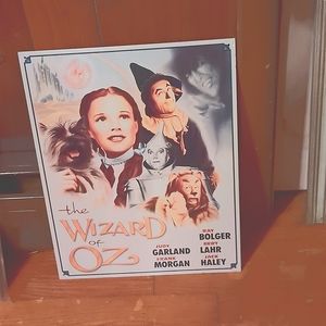 2 Tin signs featuring the wizard of Oz